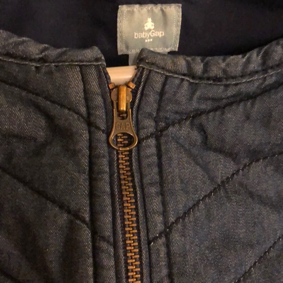 Girls Jean Bomber Jacket - Picture 3 of 3